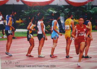 4 x 400 m Girls Final- Captain Lin Siqi